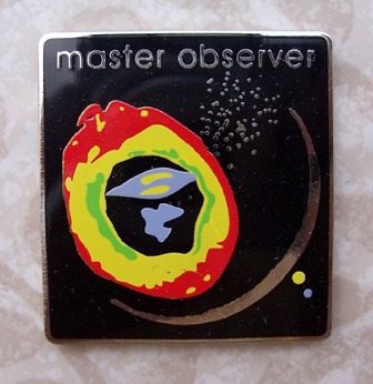 Master observer club pin