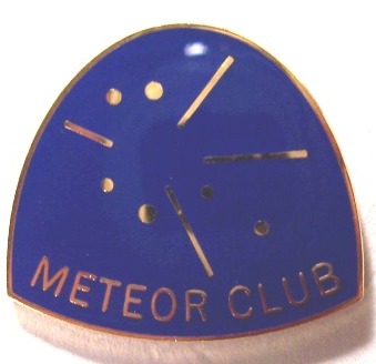 Meteor club pin