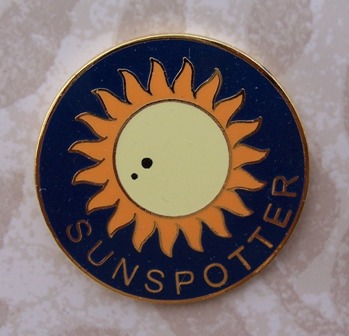 Sunspotters club pin